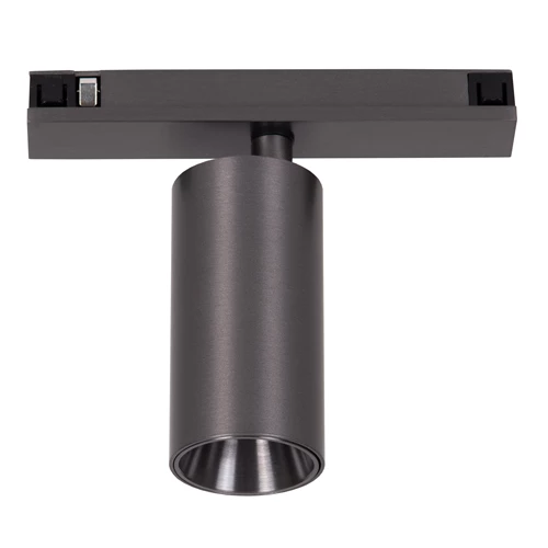 Lucide Premium LINIAL BIX Foco de riel - Sistema de carril monofásico / Iluminación con rieles - Smart - 48V Track - 1xLED - Cromo Negro mate - detalle 2